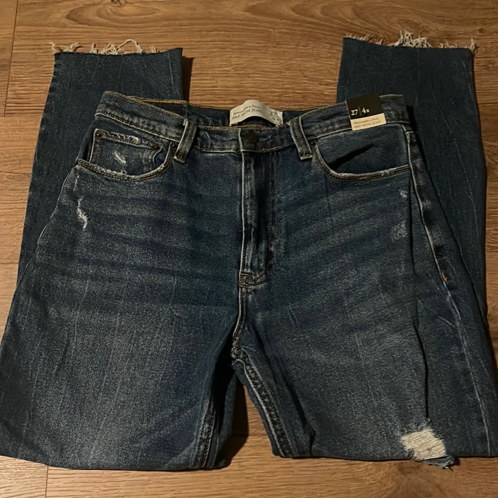 A&F Mom Jeans